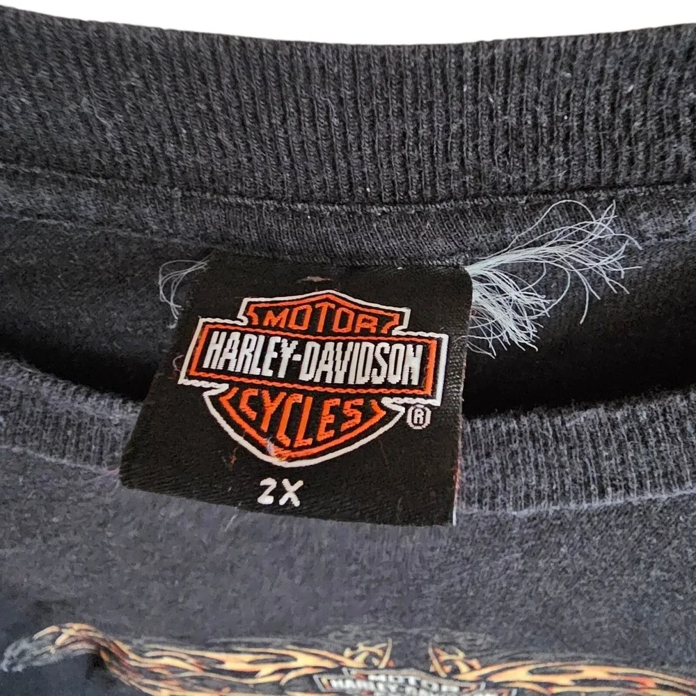 Harley-Davidson‎ T-Shirt Bumpus Murfreesboro TN Eagle Graphic Tee 2XL